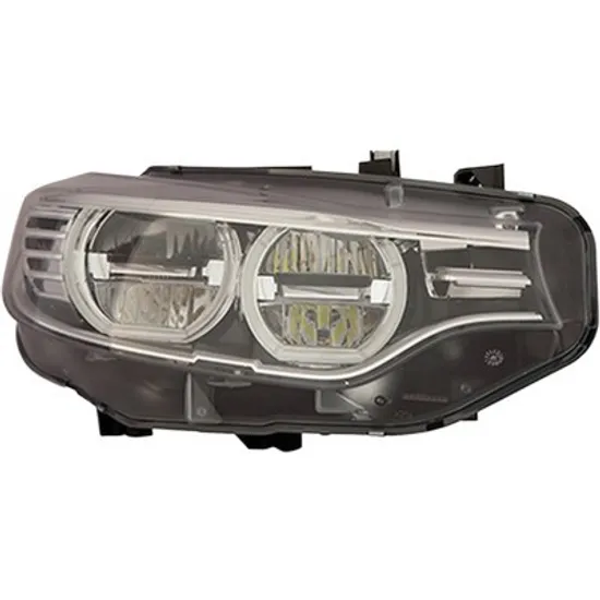 Far dreapta BMW 4 Cabriolet F33 2013-> perioada 2013 2014 2015 2016 pana la an de fabricatie 2017, fara motor reglaj, fara unitate de control, semnal transparent, cu reglaj distanta iluminare automat, cu bec LED