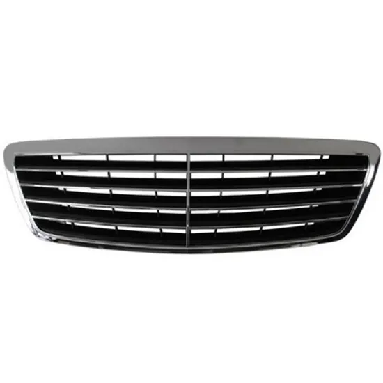Grila Radiator MERCEDES S-CLASS W220 1998->2005 Grila radiator negru/crom, 02-> Perioada 2002 2003 2004 2005