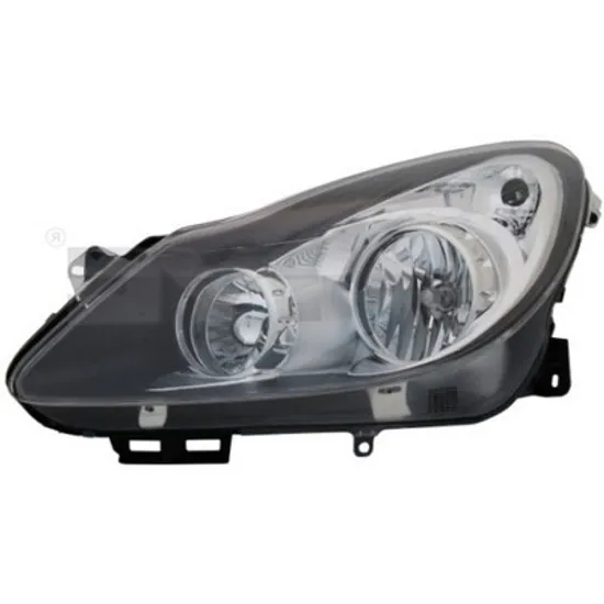 Faruri OPEL CORSA D 2006->2014 Far stanga H1/H7 fumuriu Sport/OPC ->2011 Perioada 2006 2007 2008 2009 2010 2011