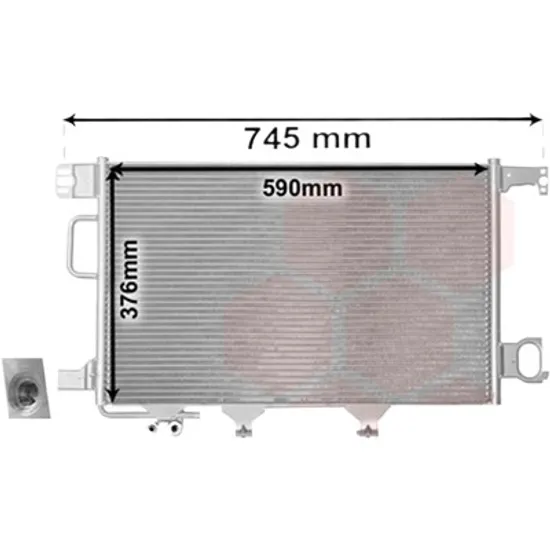 Radiator aer conditionat RENAULT DOKKER 2013->, LOGAN 1 2004->2013, LODGY 2013->, SANDERO/STEPWAY 2 2013->, LOGAN / STEPWAY 2 2012->, SYMBOL 3 2013->, CAPTUR 1 2013->2020, CLIO 4 2012-> pentru 1.5 dCi, perioada 2008 2009 2010 2011 2012 2013 2014 2015 2016 2017 2018 2019 2020