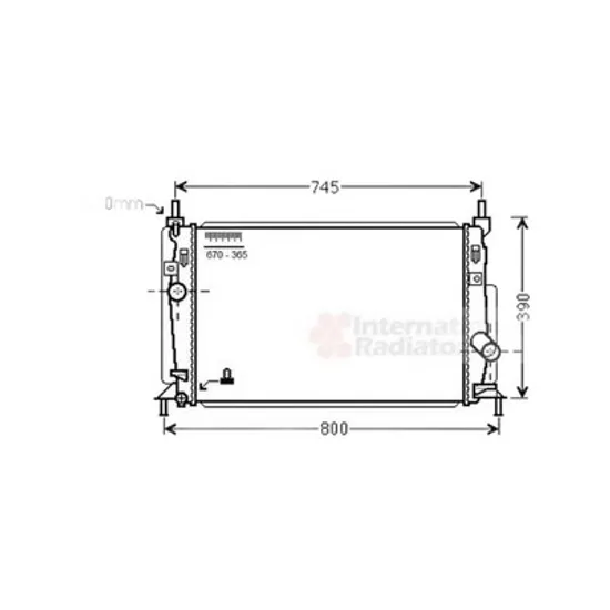 Radiator Motor MAZDA 3 BL 2008->2013 Radiator apa pentru 2.2 CiTD (67x36.5) Perioada 2009 2010 2011 2012 2013 2014