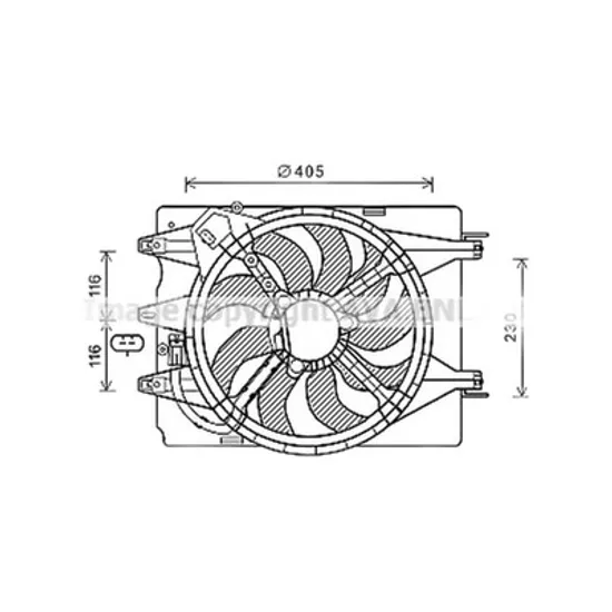 Ventilator Motor FIAT 500L 2012-> Electroventilator complet Cu aer conditionat 1.4 - 16V, Perioada 2012 2013 2014 2015 2016 2017 2018 2019 2020 2021