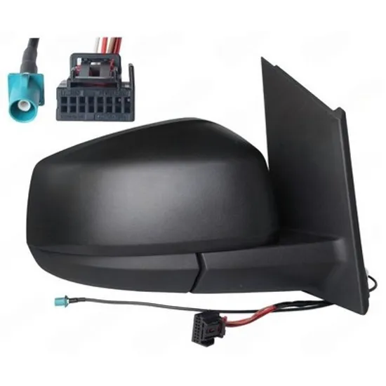 Oglinda VW CADDY 5 2020-> Oglinda exterioara electrica cu incalzire negru cu antena (6 PIN) DREAPTA Perioada 2020 2021 2022 2023 2024 2025