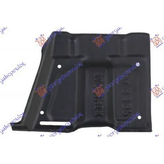 Scut Motor TOYOTA YARIS 2010-> Scut motor plastic 1 4 D-4D dreapta Perioada 2010 2011 2012 2013 2014 2015 2016