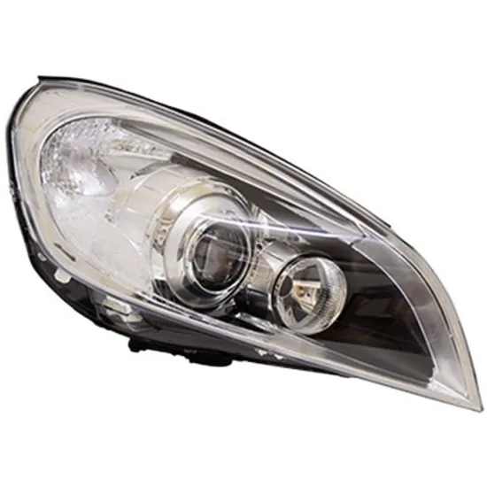 Far dreapta VOLVO S60 2 2010->2018 perioada 2011 2012 2013 2014 2015 pana la an de fabricatie 2014, cu motor reglaj, fara unitate de control Xenon, Bi-Xenon, cu reglaj distanta iluminare automat, cu bec D3S Lampa descarcare gaze
