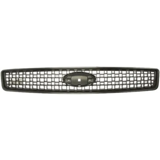 Grila radiator FORD FUSION 2002->2012 perioada 2002 2003 2004 2005 2006 2007 2008 2009 2010 2011 2012 de la an de fabricatie 10/2005, cromat