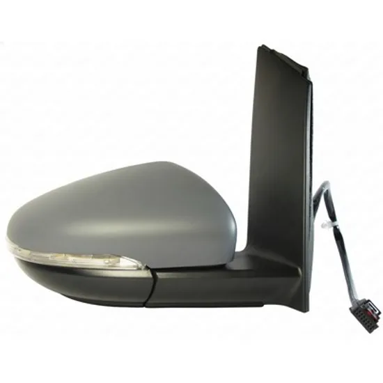 Oglinda VW TOURAN 2010->2016 Oglinda exterioara electrica cu incalzire cu rabatare electrica pentru vopsit (cu semnal si lampa podea) DREAPTA Perioada 2010 2011 2012 2013 2014 2015