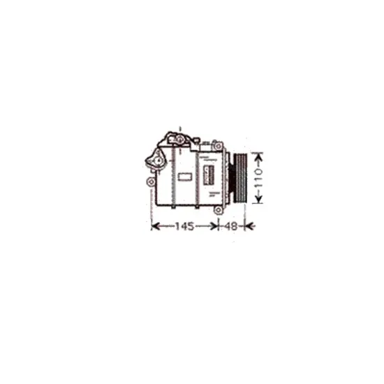 Compresor aer conditionat BMW 5 E60 2001->2010 520 d 130KW 177CP , pentru motor N47 D20 A, N47 D20 C perioada 2007 2008 2009