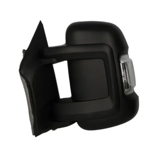 Oglinda exterioara stanga PEUGEOT BOXER 2006-> perioada 2011 2012 2013 2014 2015 2016 pana la an de fabricatie 2014, cu semnal, lungime cm 8, brat oglinda scurt, cu senzor de temperatura, pana la sarcina max 3500,