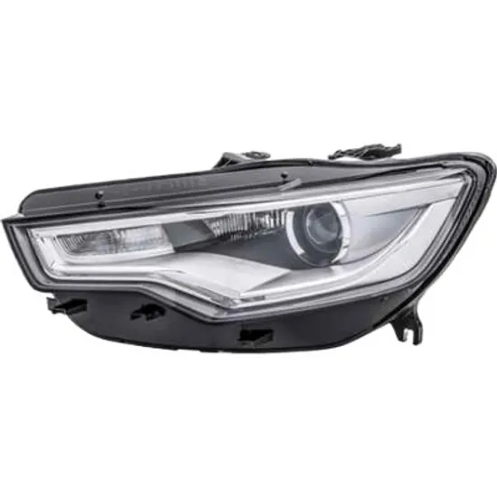 Far stanga AUDI A6 C7 2010->2018 perioada 2010 2011 2012 2013 2014 2015 pana la an de fabricatie 2014, cu motor reglaj, fara unitate de control Xenon, semnal transparent, cu daylight, cu bec D3S/H7,