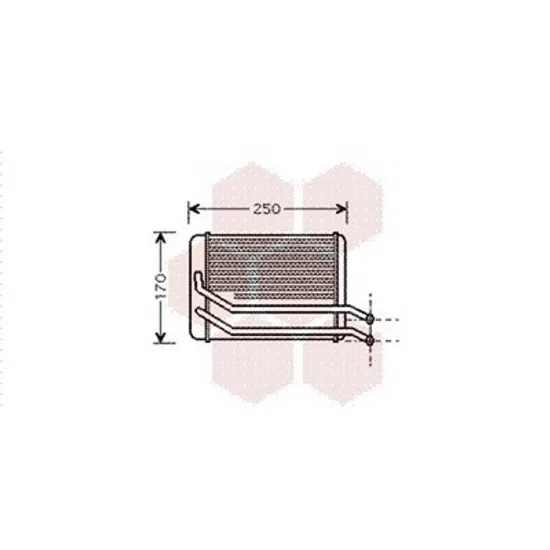 Radiator Incalzire HYUNDAI SANTA FE 1 2001->2006 Calorifer BEHR +/-AC 205x166 Perioada 2000 2001 2002 2003 2004 2005 2006