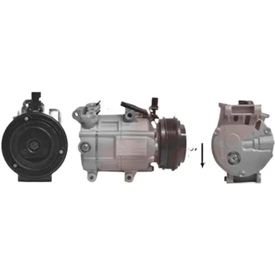 Compresor aer conditionat FORD FOCUS 2 2004->2013 1.8 Flexifuel 92KW 125CP , pentru motor Q7DA, QQDA, QQDB perioada 2006 2007 2008 2009 2010 2011 2012