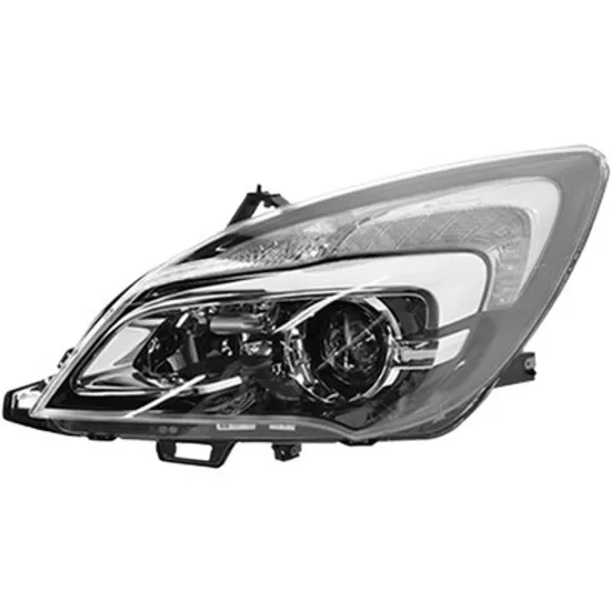 Far stanga OPEL MERIVA B 2010->2017 perioada 2011 2012 2013 2014 2015 2016 2017 de la an de fabricatie 01/2014, cu motor reglaj, cu reglaj electric, adaptiv, cu bec LED