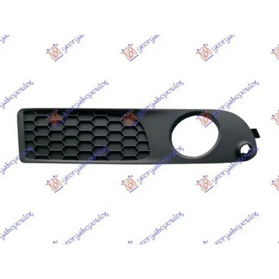 Grila Bara VOLVO S80 2 2006->2016 Grila bara fata lateral (cu gauri proiector) (cu senzori pilot parcare) stanga Perioada 2006 2007 2008 2009 2010 2011 2012