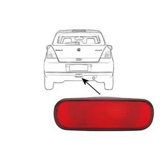 Stop Ceata Spate SUZUKI SWIFT 3 2005->2010 Lampa ceata in bara spate Perioada 2005 2006 2007 2008 2009 2010 2011