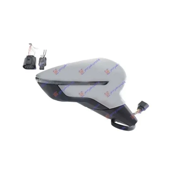 Oglinda SEAT IBIZA 5 2017-> Oglinda exterioara electrica cu incalzire pentru vopsit (cu semnal ) (6+2 PIN) dreapta Perioada 2017 2018 2019 2020 2021 2022 2023