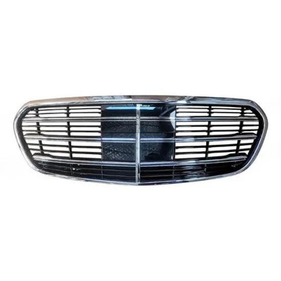 Grila Radiator MERCEDES S-CLASS W223 2020-> Grila radiator cromat/negru (bandou cromat) (AMG) Perioada 2020 2021 2022 2023 2024 2025