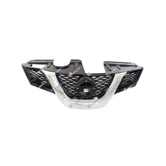 Grila Radiator NISSAN X-TRAIL T32 2014-> Grila radiator completa cu bandou cromat, Perioada 2013 2014 2015 2016 2017