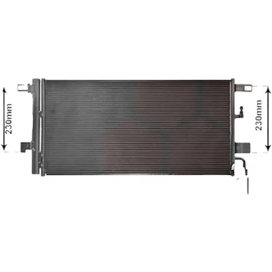 Radiator aer conditionat MAZDA 6 GG 2002->2008 2.0 108KW 147CP , pentru motor LFF7 perioada 2005 2006 2007
