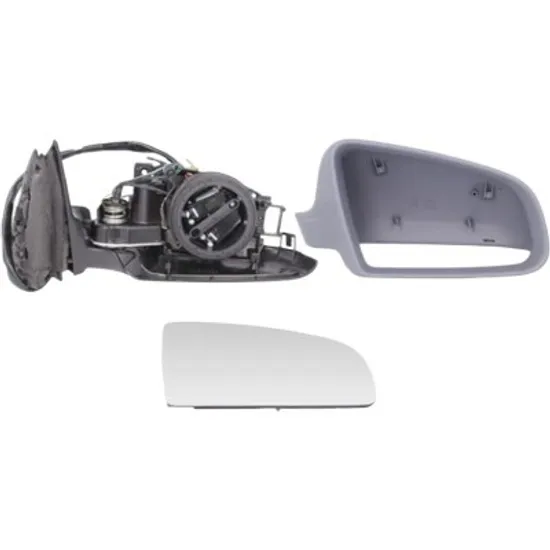 Oglinda exterioara stanga AUDI A4 8E2; B6 2000->2005 perioada 2000 2001 2002 de la an de fabricatie 2000, reglaj electric, cu incalzire, cu rabatare el, pana la an de fabricatie 2005,