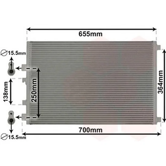 Radiator Aer Conditionat RENAULT MEGANE 2 2002->2010 Radiator aer conditionat 1.9 DCi AT/2.0 DCi manuala /automata diesel 2002->2005 Perioada 2002 2003 2004 2005 2006 2007 2008
