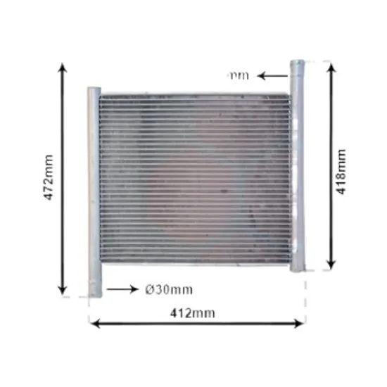 Radiator apa SMART CITY-COUPE 450 1998->2004 0.7 55KW 75CP , pentru motor M 160.920 perioada 2003 2004
