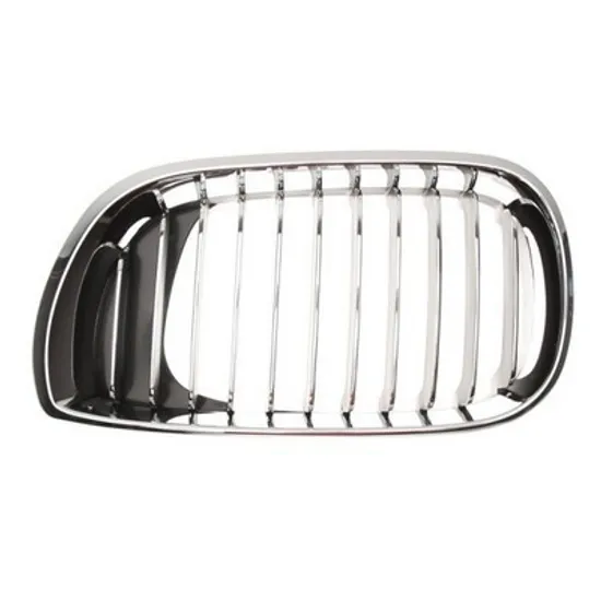 Grila Radiator BMW 3 E46 1997->2005 Grila radiator stanga, complet cromata (E46 Sedan/Break 10.01-11.05) Perioada 2001 2002 2003 2004 2005