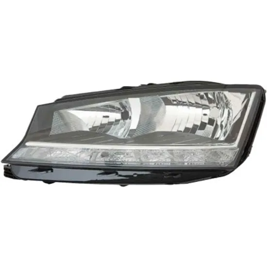 Far stanga SKODA FABIA 3 2014->2020 perioada 2014 2015 2016 2017 2018 2019 2020 2021 de la an de fabricatie 09/2018, cu motor reglaj, cu reglaj electric, cu bec H7/H7