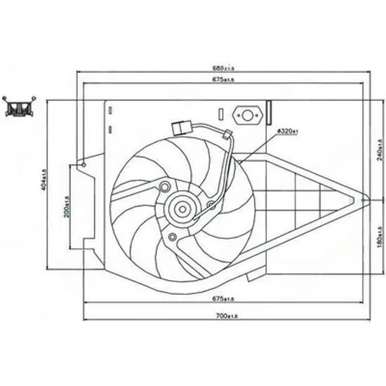 Ventilator Motor PEUGEOT EXPERT 1996->2006 Ventilator benzina (- A/C) Perioada 1995 1996 1997 1998 1999 2000 2001 2002 2003
