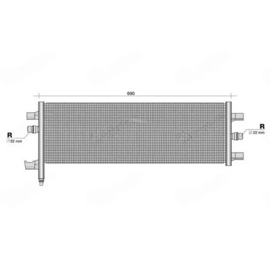 Radiator Motor BMW X2 F39 2017-> Radiator suplimentar 1.5 (225xe) benzina hybrid (650x280x16) Perioada 2017 2018 2019 2020 2021 2022