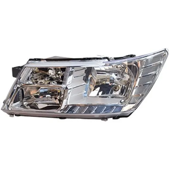 Far stanga FIAT FREEMONT 345 2011-> perioada 2011 2012 2013 2014 2015 2016 fara motor reglaj, semnal transparent, cu reglaj electric, cu bec H11/HB3
