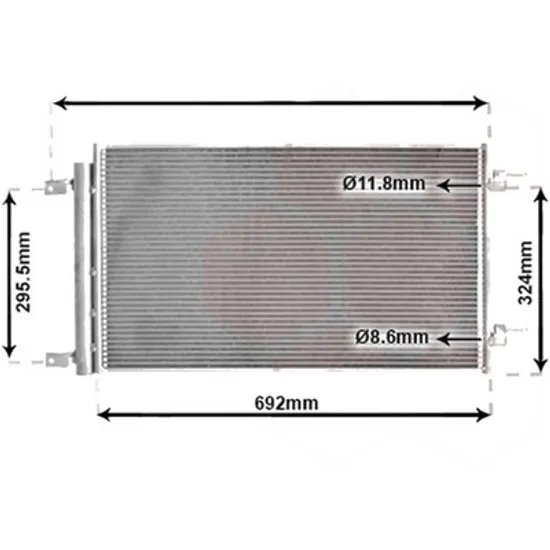 Radiator aer conditionat CITROEN C3 AIRCROSS 2 2017-> 1.2 PureTech 130 96KW 131CP , pentru motor HNS (EB2ADTS), HNY (EB2DTS) perioada 2017 2018,2019,2020,2021 2022