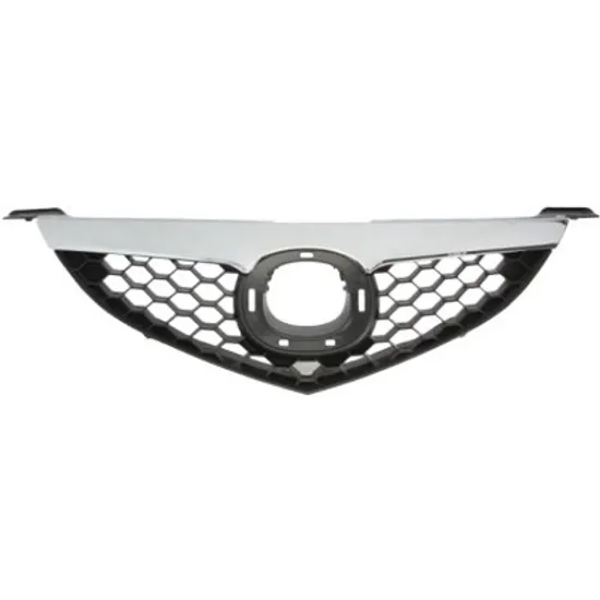Grila radiator MAZDA 2 2003->2007, 3 BK 2003->2009 perioada 2003 2004 2005 2006 2007 2008 2009 cromat, de la an de fabricatie 2007, pentru vopsit
