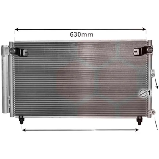 Radiator aer conditionat VW AMAROK 2010-> pentru 2.0 TDI 4motion, 2.0 TDI CS 4motion, perioada 2012 2013 2014 2015 2016 2017