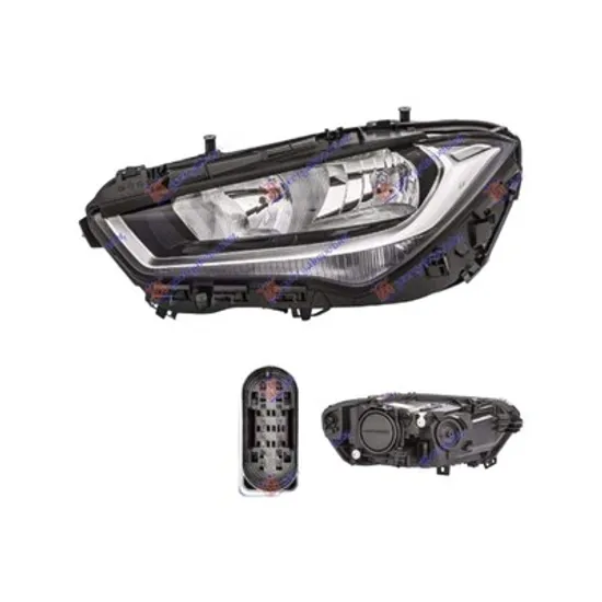 Faruri MERCEDES CLA C118 2019-> Far reglaj electric cu lampa daylight LED (W/O LOGO) (HELLA) stanga Perioada 2019 2020 2021 2022 2023 2024