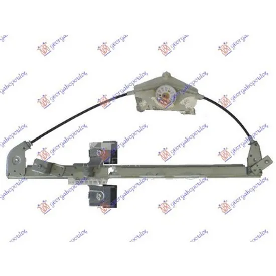 Macara Usa AUDI Q3 8UB, 8UG 2011->2018 Macara usa spate electrica (fara motor) stanga, Perioada 2011 2012 2013 2014 2015 2016 2017 2018