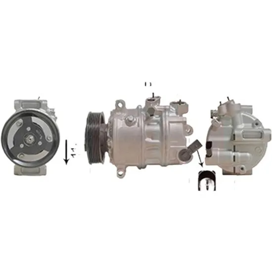 Compresor aer conditionat VW TIGUAN AD1 2016-> pentru 2.0 330 TSI 4motion, 2.0 TSI 4motion, perioada 2016 2017 2018 2019 2020 2021