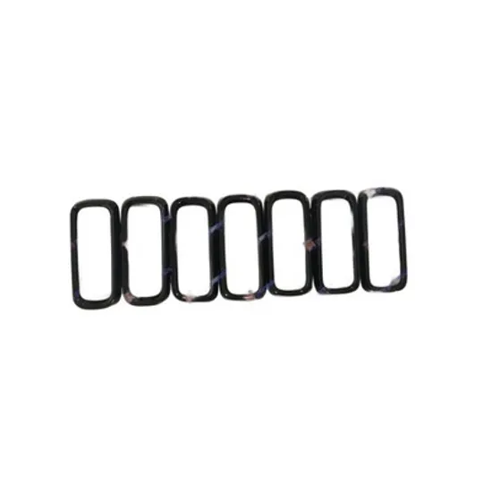 Bandou Grila JEEP RENEGADE 2014->2021 Ornament grila fata negru (SET 7buc) Perioada 2014 2015 2016 2017 2018