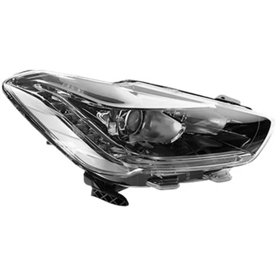 Far dreapta CITROEN DS5 2011->2015 perioada 2011 2012 2013 2014 2015 cu motor reglaj, cu reglaj electric, cu bec H7/H1