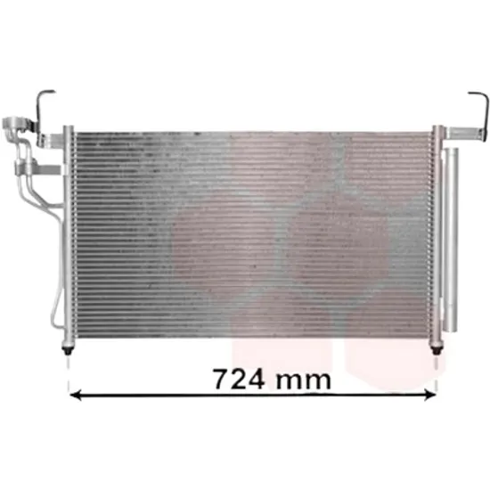 Radiator aer conditionat CITROEN C3 Picasso 2009->, BERLINGO B9 2008->, DS3 2009->2015 pentru 1.6 VTi 120, perioada 2009 2010 2011 2012 2013 2014 2015