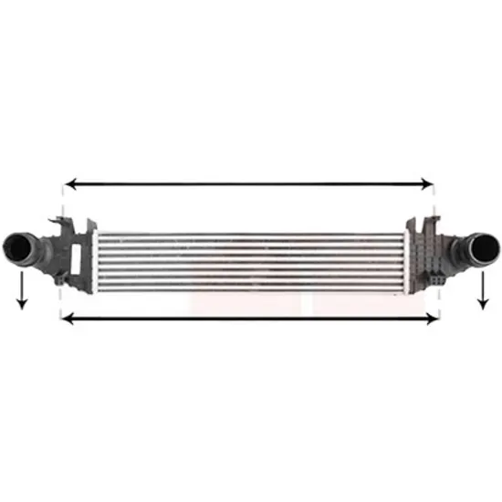 Intercooler MERCEDES C-CLASS W204 2007->2014 pentru C 200 CDI , perioada 2007 2008 2009