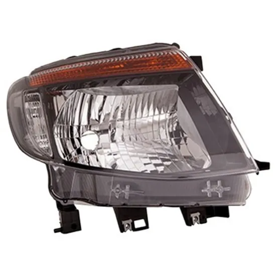 Far stanga FORD RANGER 2011-> perioada 2011 2012 2013 2014 2015 2016 pana la an de fabricatie 2015, fara motor reglaj, fumuriu, cu bec H4,