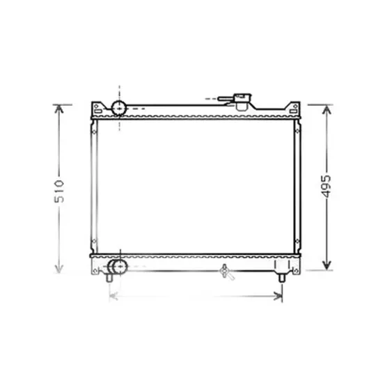 Radiator Motor SUZUKI VITARA 07.1988->2002 Radiator apa pentru 2,0 V6 - 2 0 16V 42x52x27 Perioada 1988 1989 1990 1991 1992 1993 1994 1995 1996 1997 1998 1999 2000 2001 2002