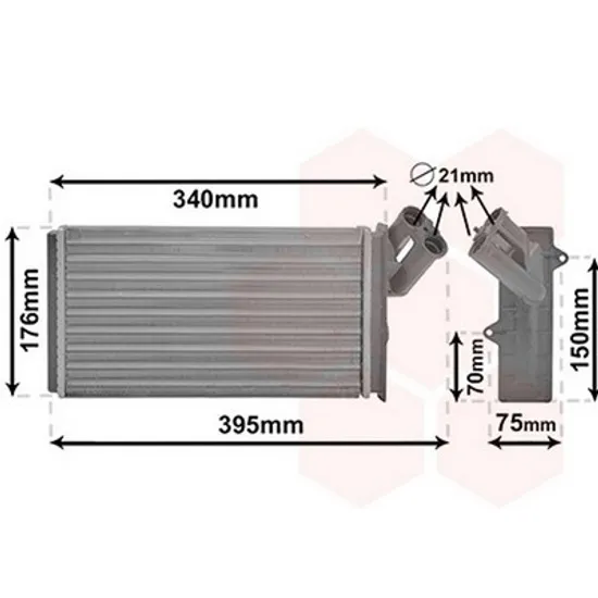 Radiator Incalzire PEUGEOT EXPERT 1996->2006 Calorifer M cu /fara aer conditionat 300x176 Perioada 1995 1996 1997 1998 1999 2000 2001 2002 2003 2004 2005 2006
