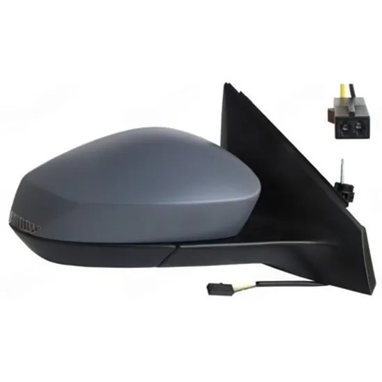 Oglinda SKODA FABIA 4 2021-> Oglinda exterioara cu cabluri pentru vopsit (cu semnal LED) DREAPTA Perioada 2021 2022 2023 2024 2025