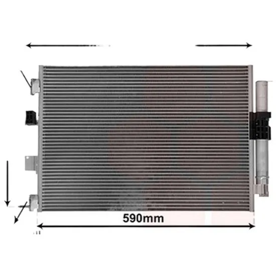 Radiator aer conditionat PEUGEOT BOXER 2006-> pentru 2.0 BlueHDi 160 4x4, perioada 2015 2016 2017 2018 2019