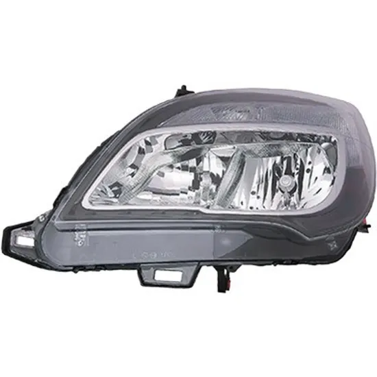 Far stanga OPEL MERIVA B 2010->2017 perioada 2011 2012 2013 2014 2015 2016 2017 de la an de fabricatie 01/2014, cu motor reglaj, semnal transparent, cu reglaj electric, cu bec H7/H1