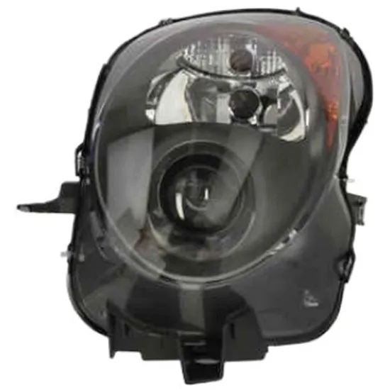 Far stanga ALFA ROMEO MITO 2008->2018 perioada 2009 2010 2011 2012 2013 cu motor reglaj, fumuriu, semnal galben, cu reglaj electric, cu bec H7/H7