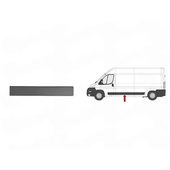 Bandou Usa PEUGEOT BOXER 2006-> Bandou Usa culisanta gri (ampatament scurt) STANGA Perioada 2014 2015 2016 2017 2018 2019 2020