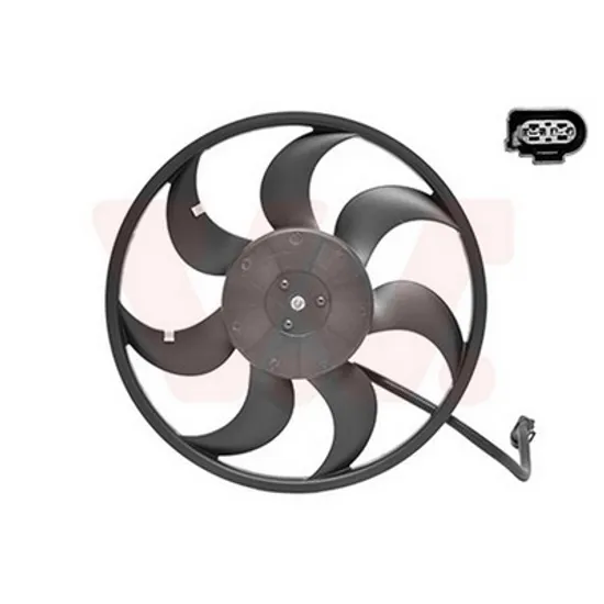 Ventilator Motor VW TRANSPORTER T5 2003->2015 Electroventilator racire (motor+elice) (2PIN) (420mm) Perioada 2003 2004 2005 2006 2007 2008 2009 2010 2011 2012 2013 2014